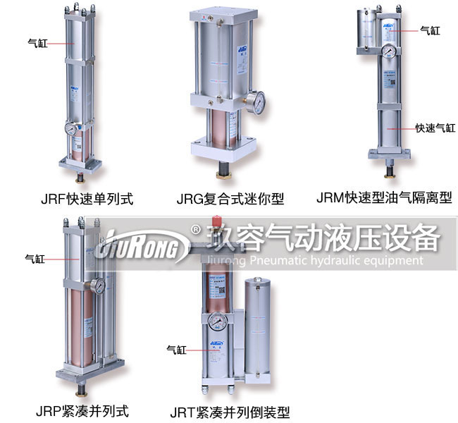 11款氣液增壓缸產(chǎn)品氣缸位置標(biāo)識圖1