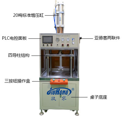 20噸氣液增壓熱壓機產(chǎn)品細節(jié)